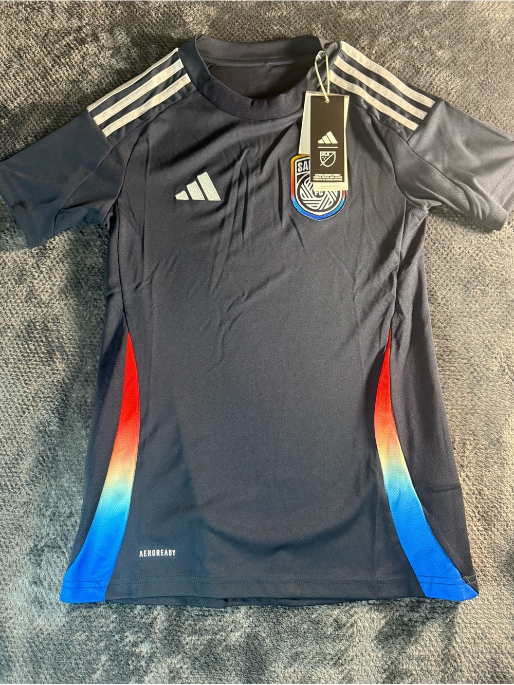 adidas San Diego FC MLS Official Licensed Jersey Navy 2xs soccer